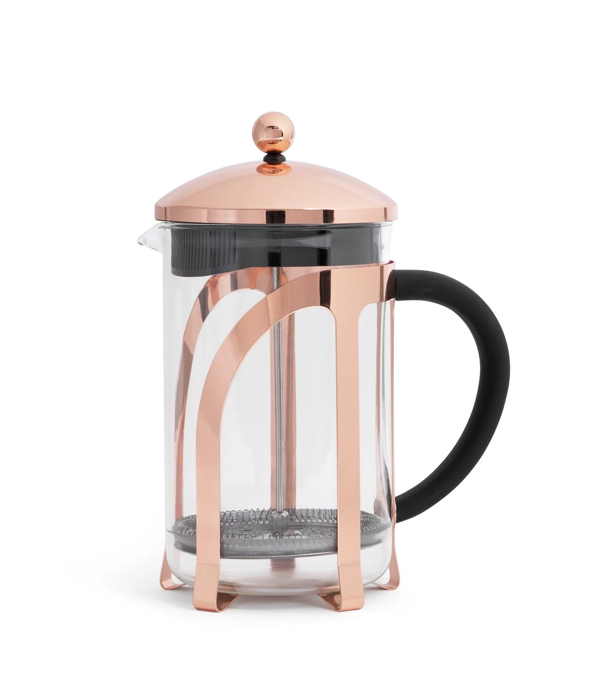 Habitat 12 Cup Copper Cafetieres - Copper